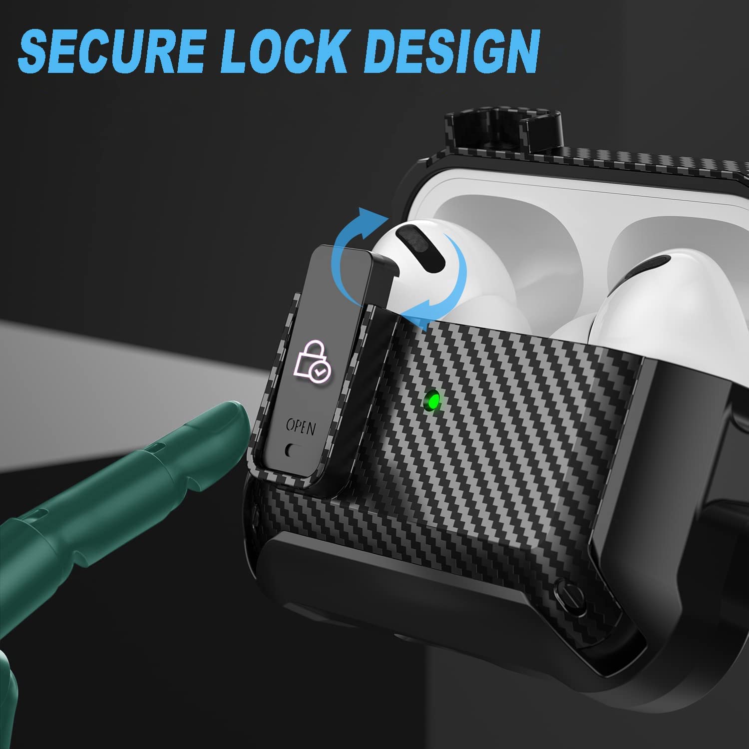AirPods 第4世代用 高級 セキュアロッククリップ カ - Pc Security Lock のレビューと価格