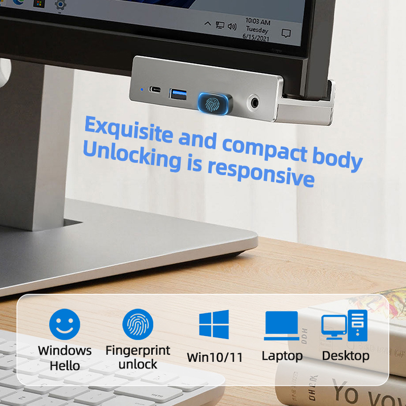 生体認証指紋リーダー USB スキャナー Windows 1 - Pc Security Lock のレビューと価格