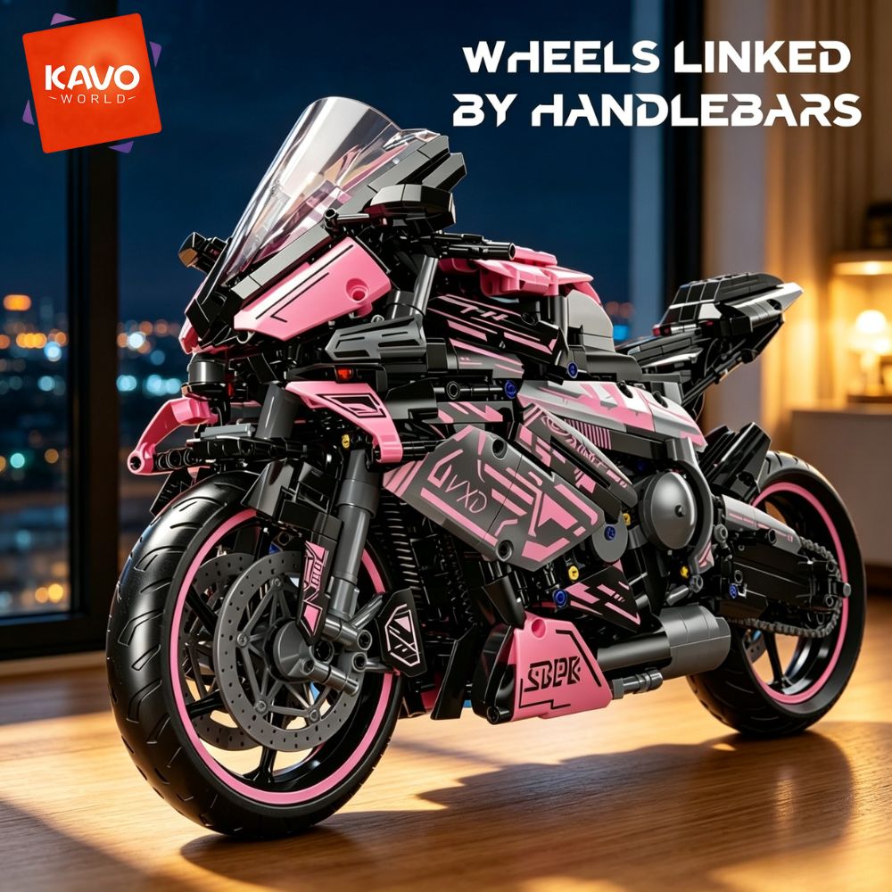 KAVOWORLD 1:5大型バイク組み立てブロックモデルキ - Office Tech Certification のレビューと価格